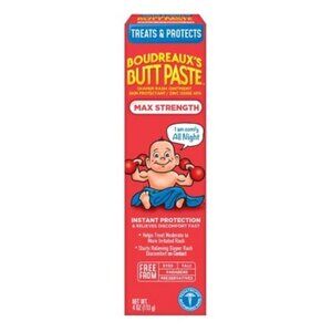 Boudreaux's BP Butt Paste Maximum Strength Diaper Rash Ointment - 4oz